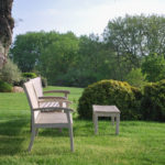 Bench at the hotel’s garden