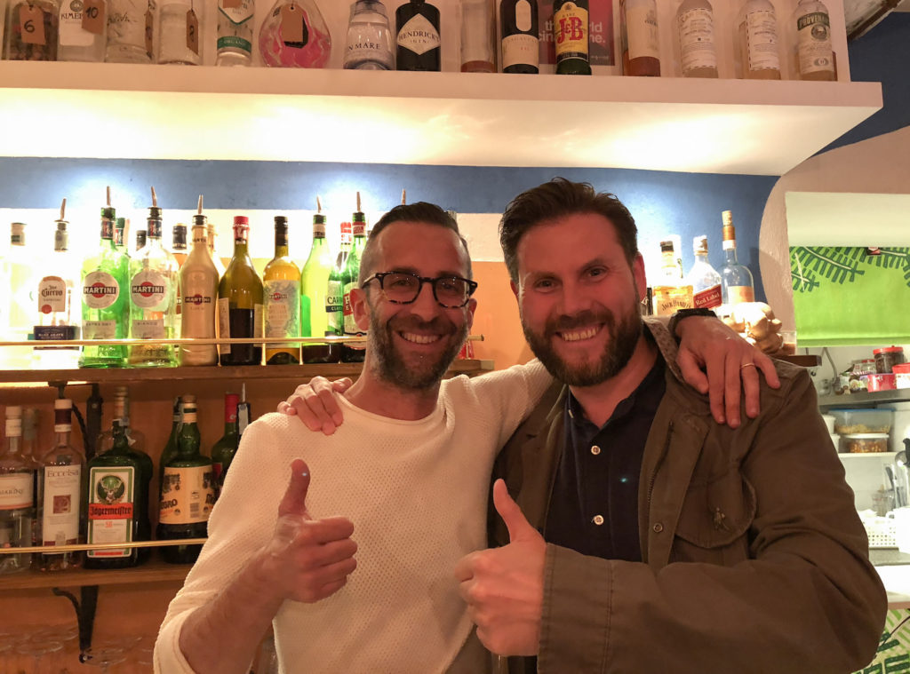 Mr T and Massimo at baraka bar