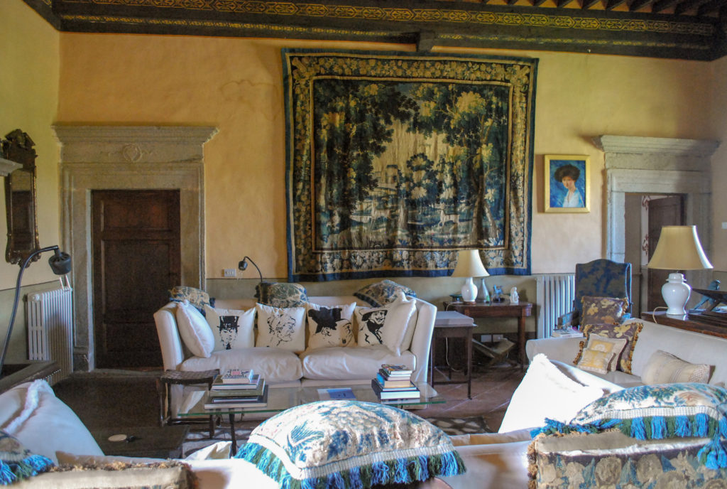 Living room in the castle