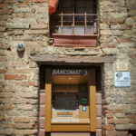 ATM in historic Certaldo