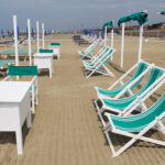 Neat beach chairs of Forte dei Marmi