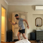 Mr T preparing for a run