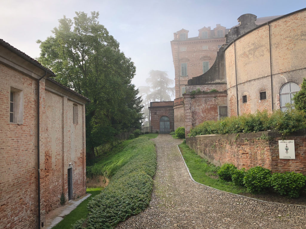 The way to the garden of Marchesi Alfieri
