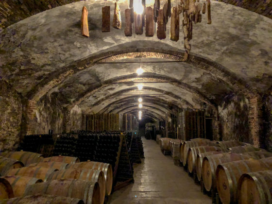 Old wine-cellar at Villa Sparina Resort