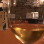 A glance through the wineglass
