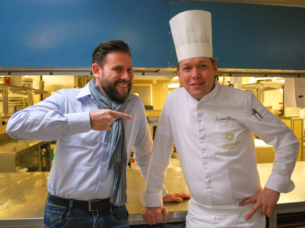 Mr T and chef de cuisine Mattias Roock